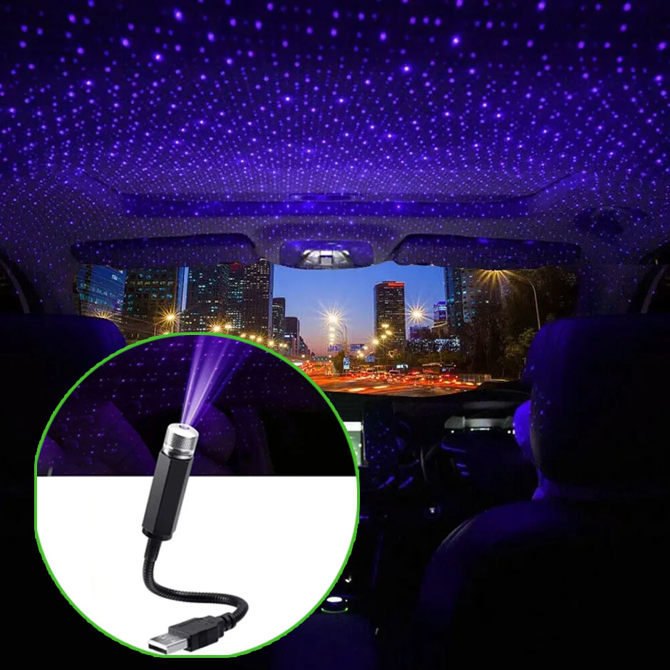 Star Projector Night - QXNY Mini Car LED Starry Sky