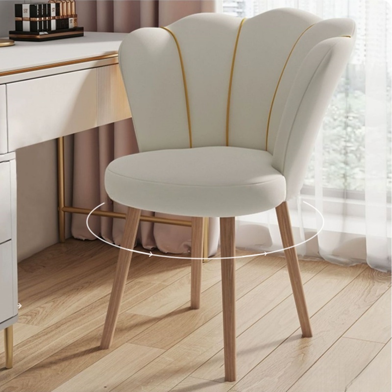 Furniture Lighting & Decor Magazine - Makeup chair, home backrest, rotatable, simple