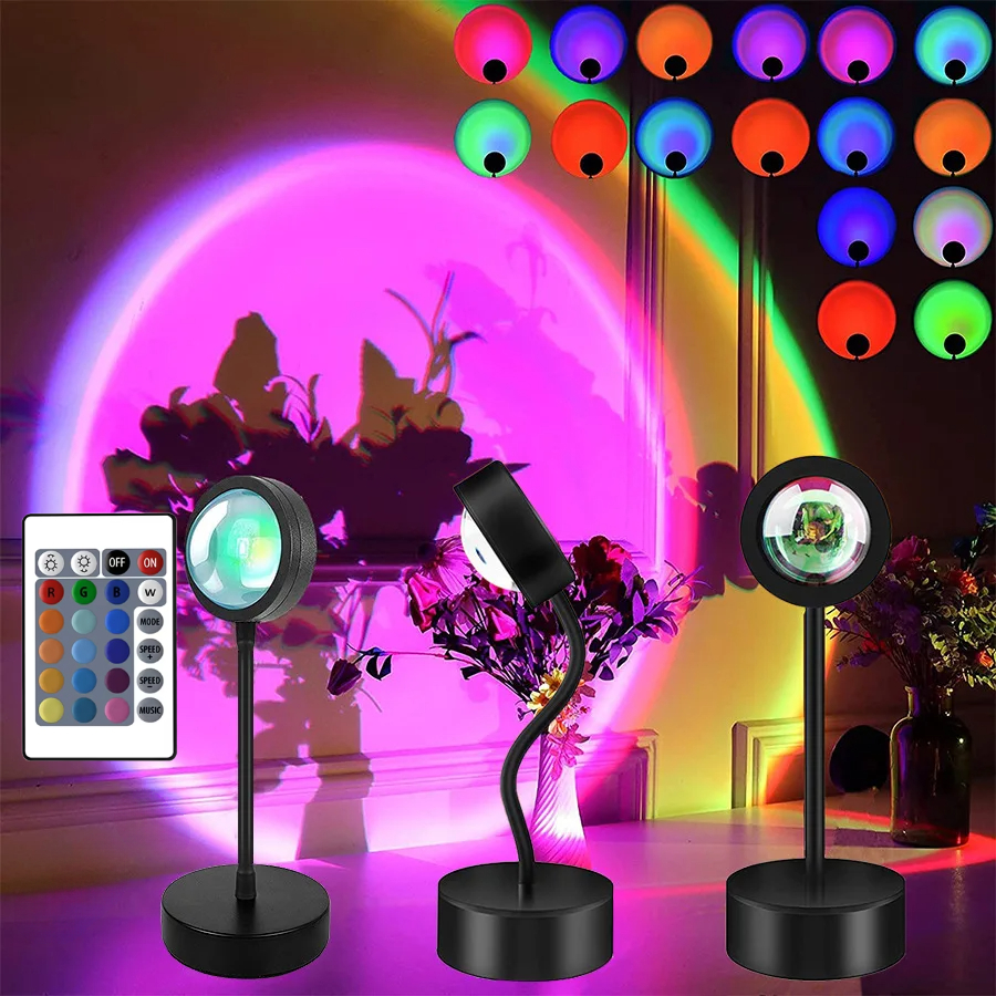 Sunset Lamp Projection - Sunset Lamp Night Light Multi Colors