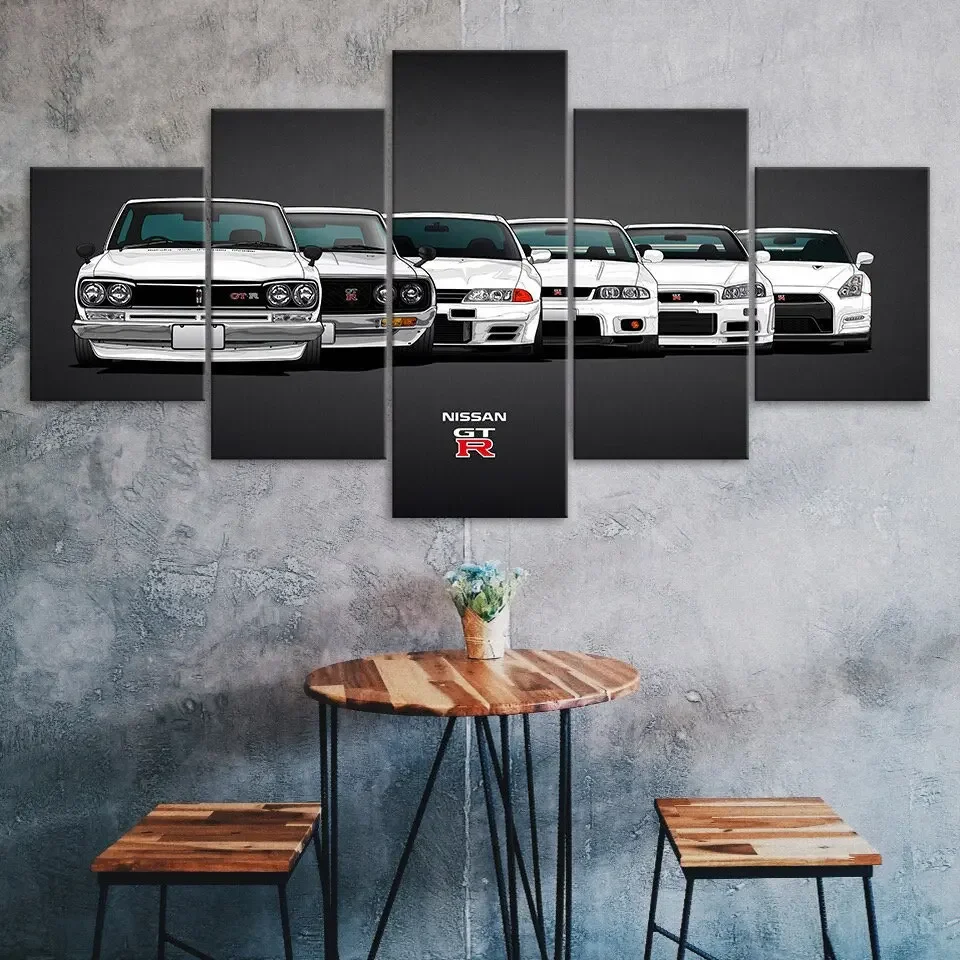 Lighting Mcqueen Wall Decor - Modern Racing Aesthetics Wall Art Nissan