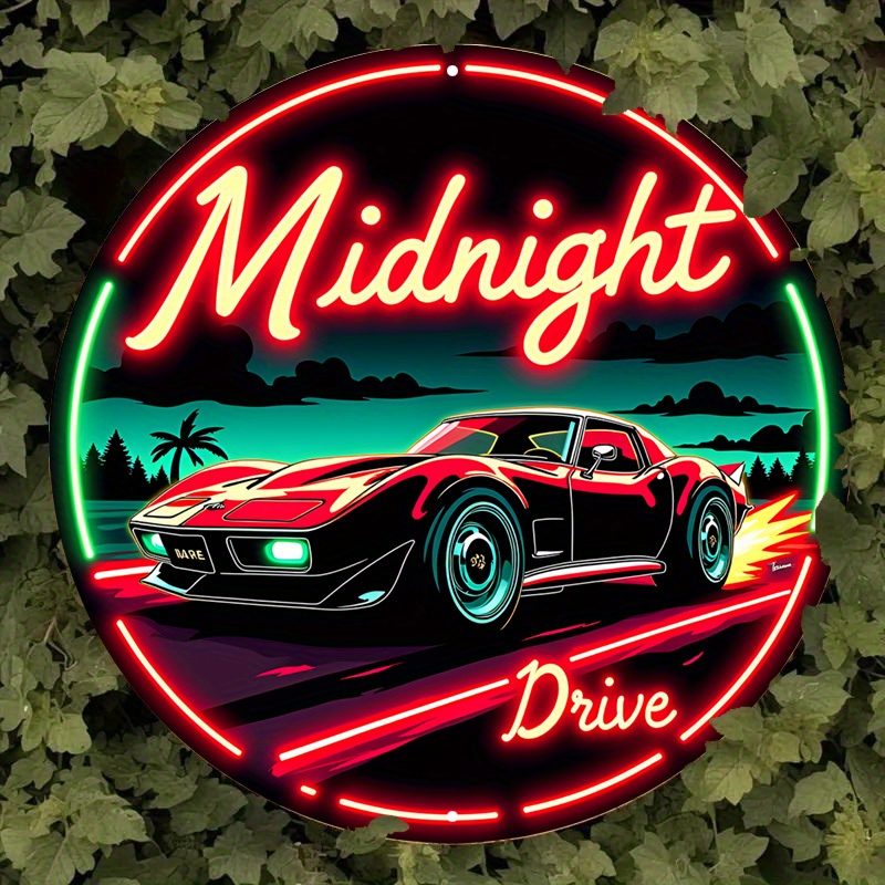 Lighting Decoration Ideas - Vintage Neon Car Sign 'Legacy Light