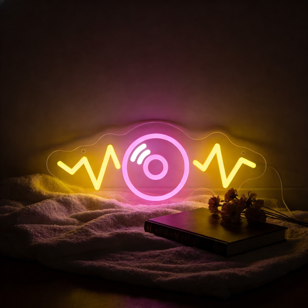 Lighting Decor Wow - Sound Wave LED Neon Sign for