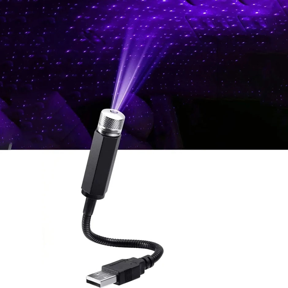 Star Projector Night - 1pcs Mini LED Car Roof Star