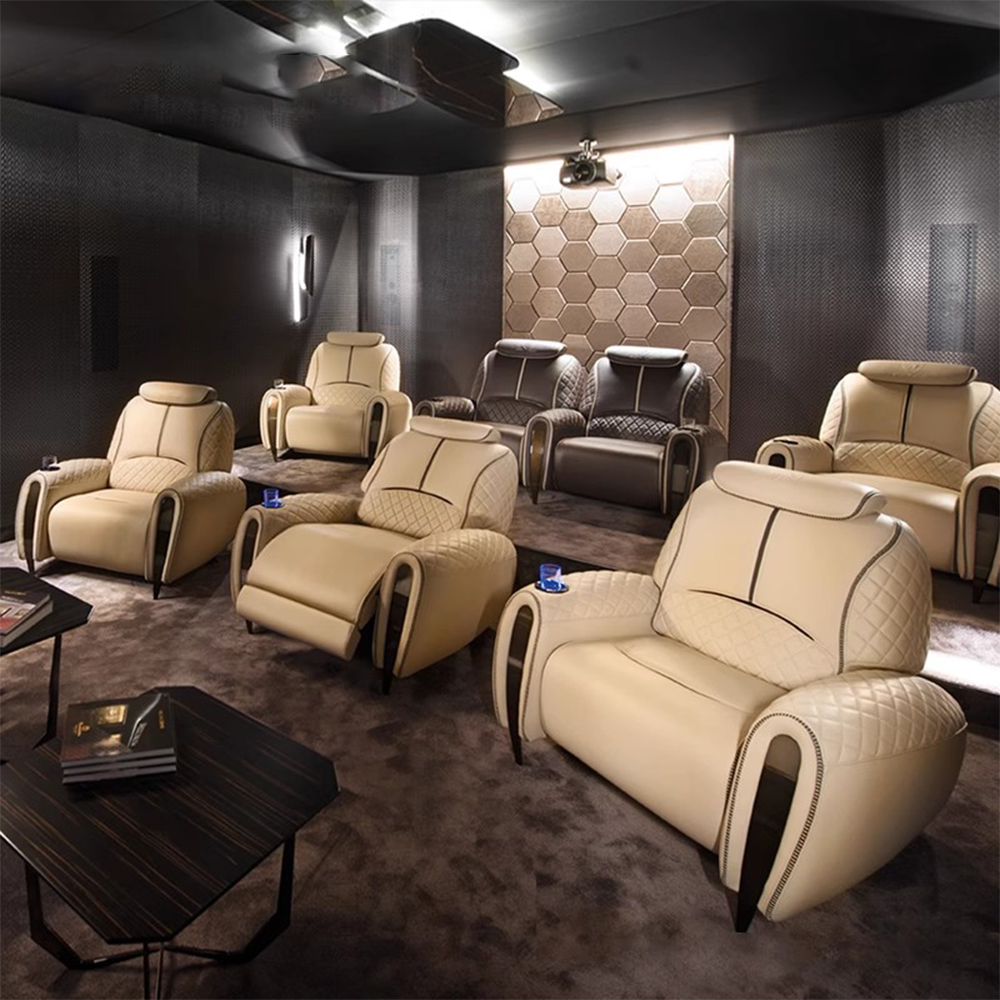Furniture Lighting & Decor Magazine - Luxury Electric Recliner Theater Seating Sofa