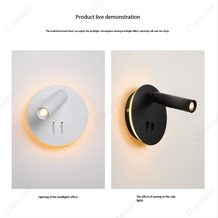 New LED Reading Wall Lamp with - Foyer Lighting Wall Decor 评论和价格