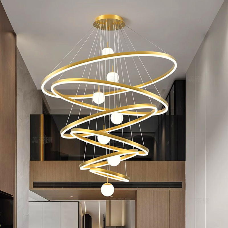 Modern Gold Ring Led Pendant L - Led Lighting Decor 评论和价格