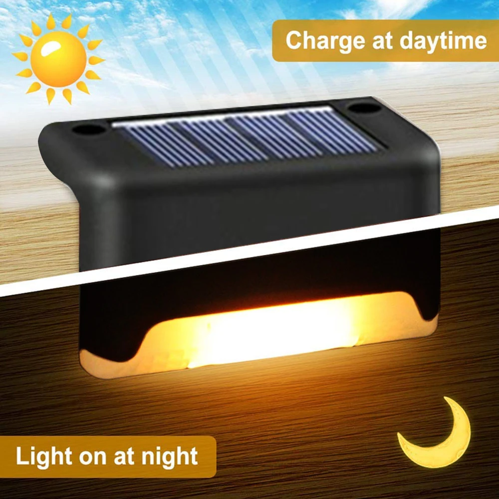 Outdoor Solar Step Lights Warm - Lighting Decoration Ideas 评论和价格