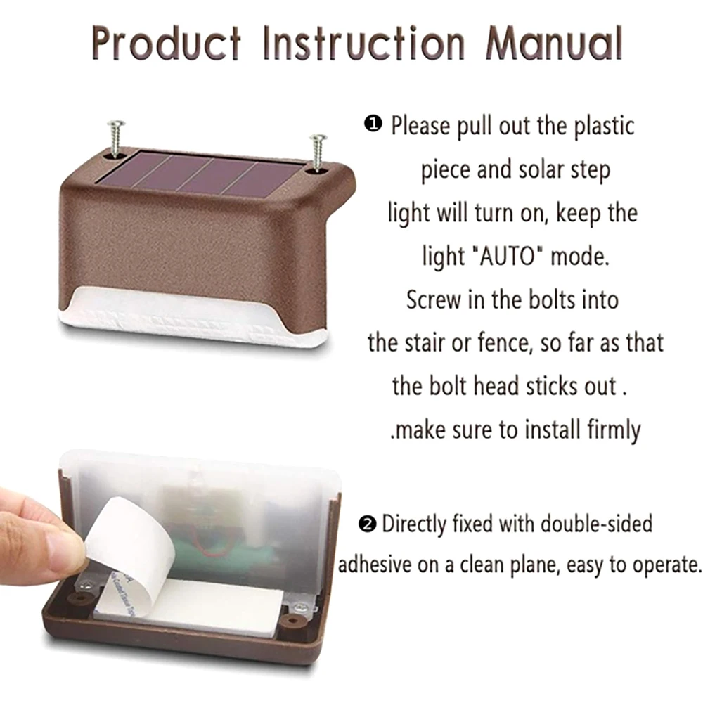 Outdoor Solar Step Lights Warm - Lighting Decoration Ideas 评论和价格
