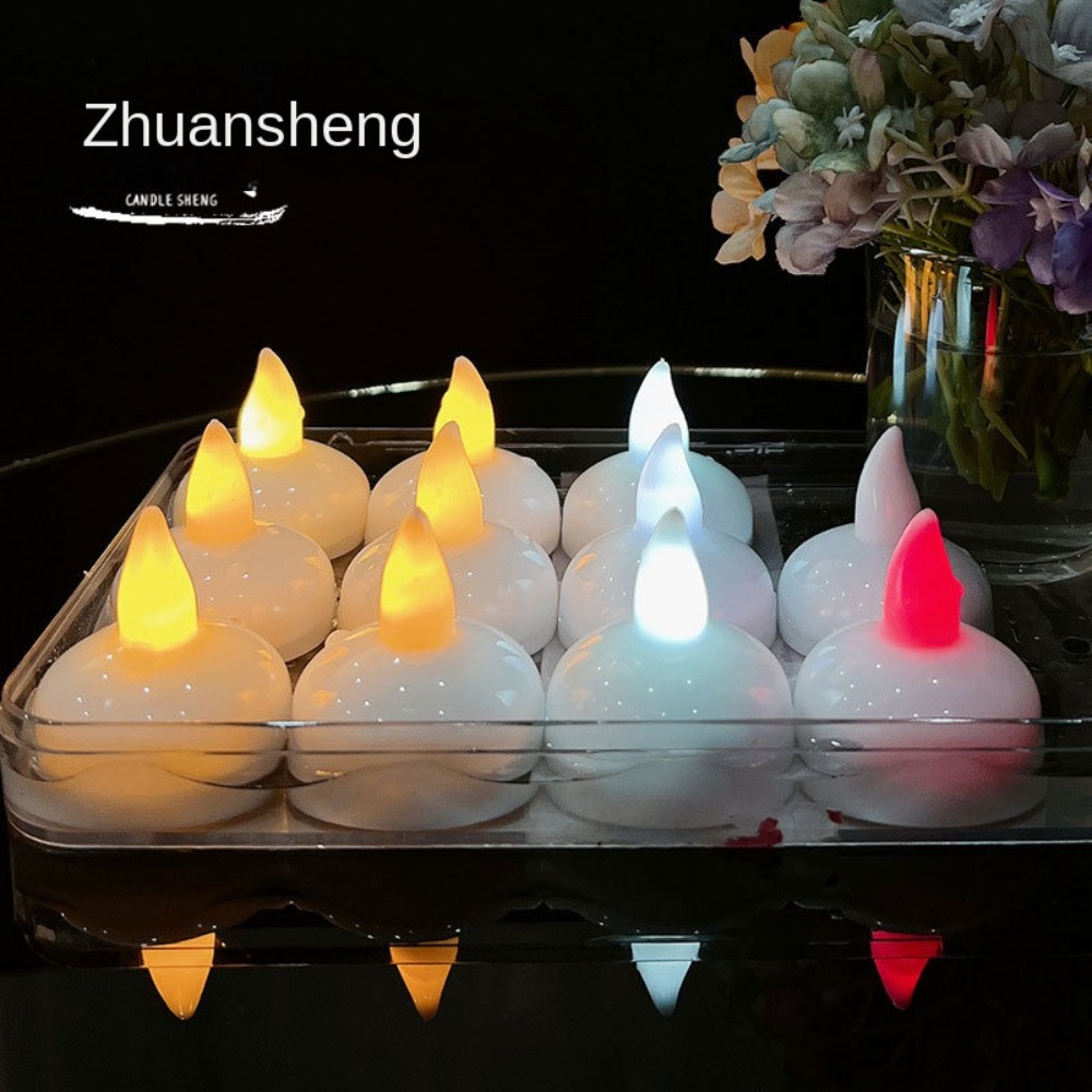 5Pcs Diwali Diya LED Light Flo - Lighting Decoration For Diwali 评论和价格