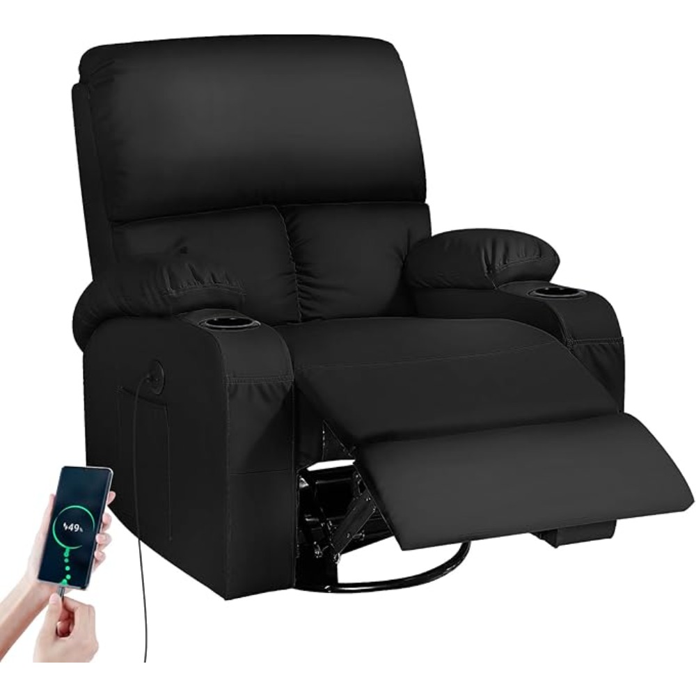 Massage Recliner Chair with He - Furniture Lighting & Decor Magazine 评论和价格