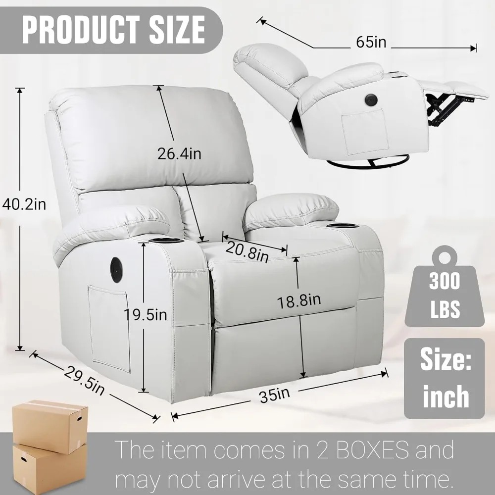 Massage Recliner Chair with He - Furniture Lighting & Decor Magazine 评论和价格