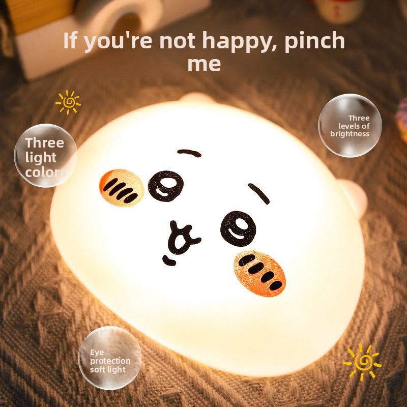 Chikawas Cute Cartoon Tap Ligh - Room Decor Lighting Lamp 评论和价格