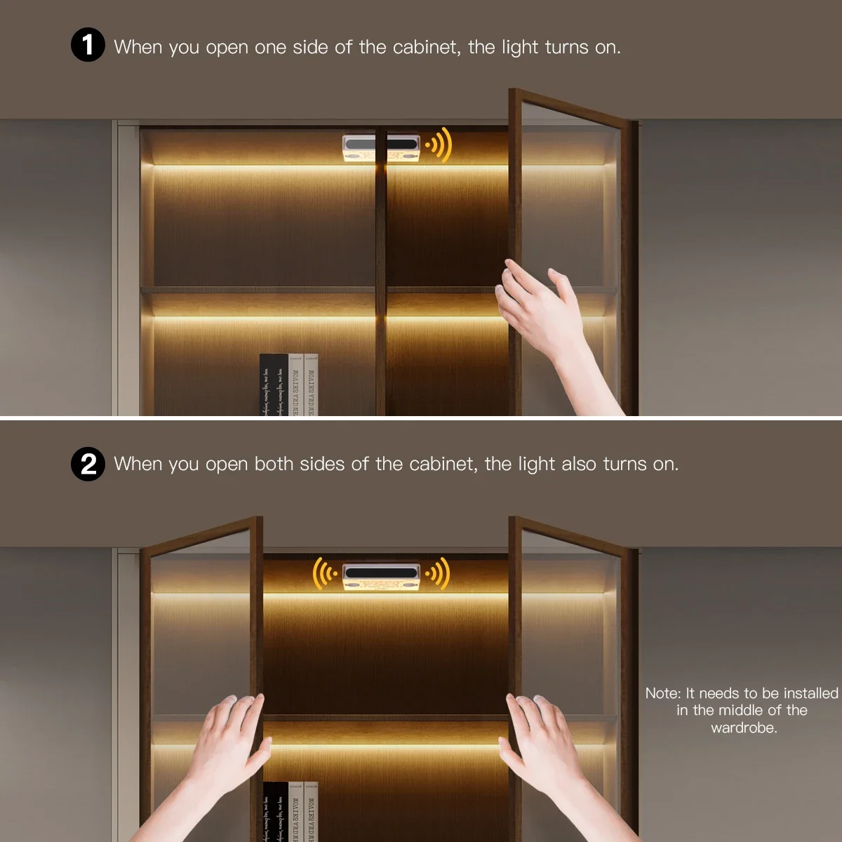 2-10PCS Smart Door Sensor Cont - Lighting Bolt Decor 评论和价格