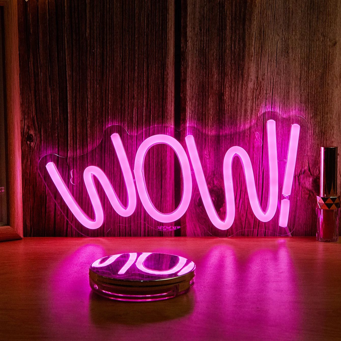 Chi-buy LED Neon WOW  USB Powe - Lighting Decor Wow 评论和价格
