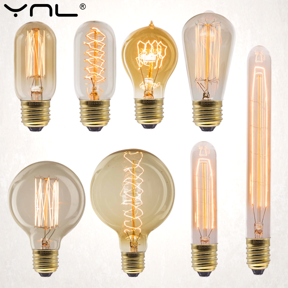 E27 Retro Edison Bulb 220V 40W - Lighting Decoration Ideas 评论和价格