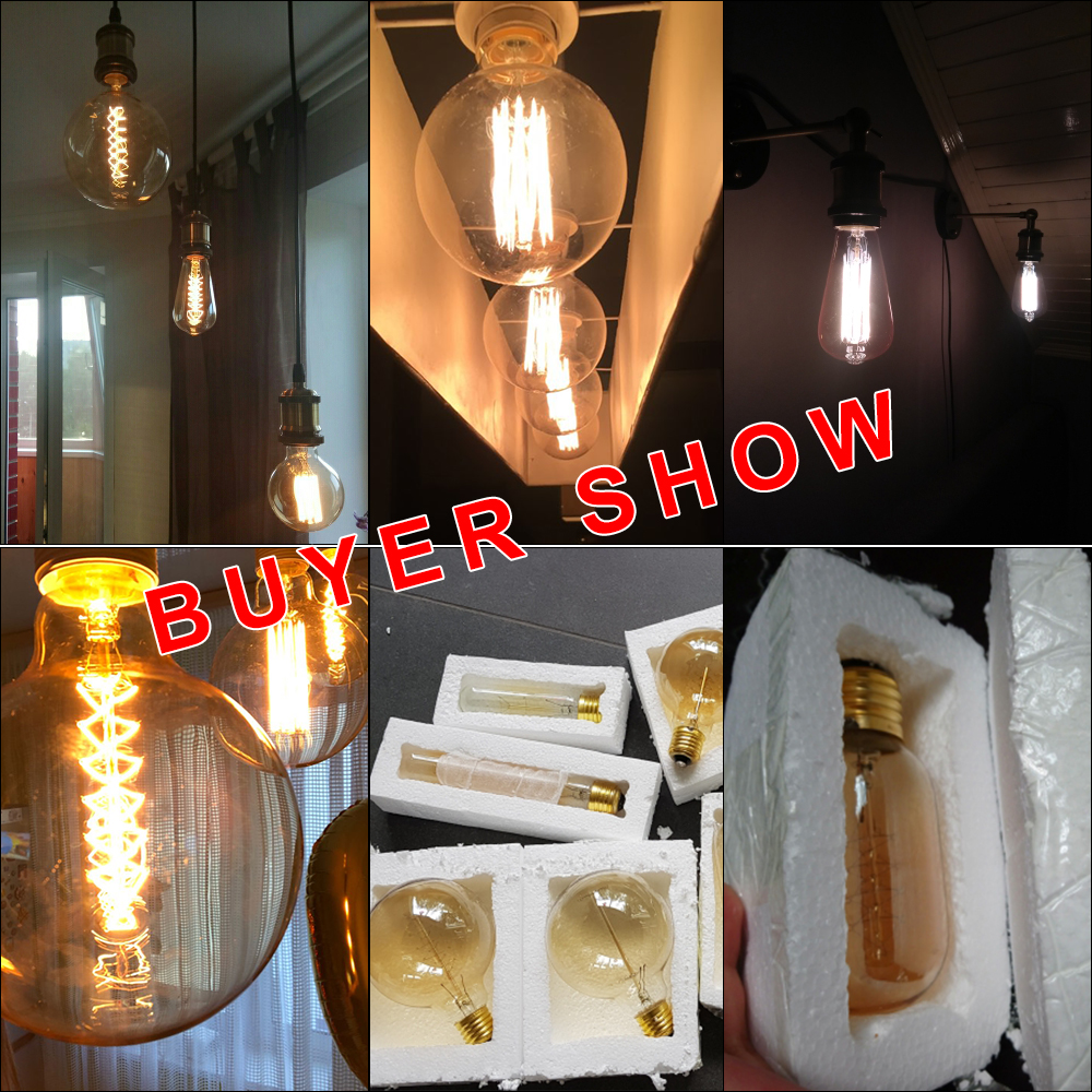 E27 Retro Edison Bulb 220V 40W - Lighting Decoration Ideas 评论和价格
