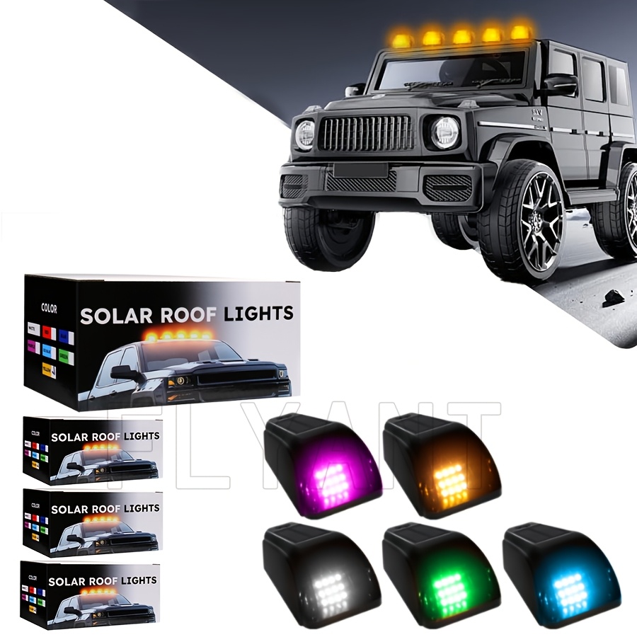 Portable Solar LED Smoke Roof  - Led Lighting Decor 评论和价格