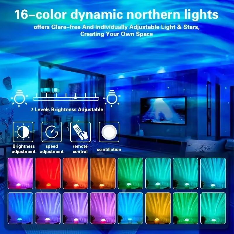 USB Powered Ocean Wave Project - Sunset Lamp Projection 评论和价格