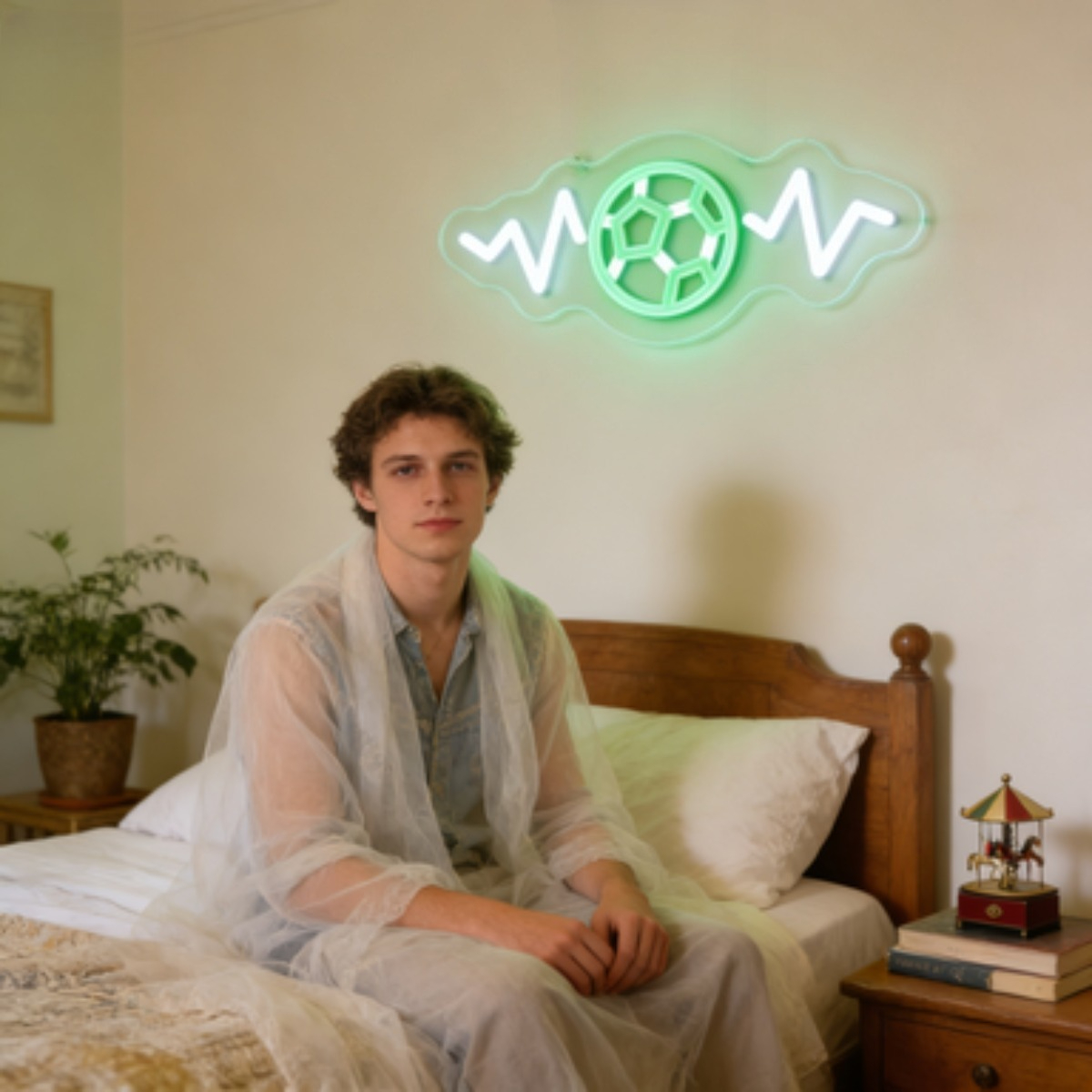 Wow Football Wave Neon Sign LE - Lighting Decor Wow 评论和价格