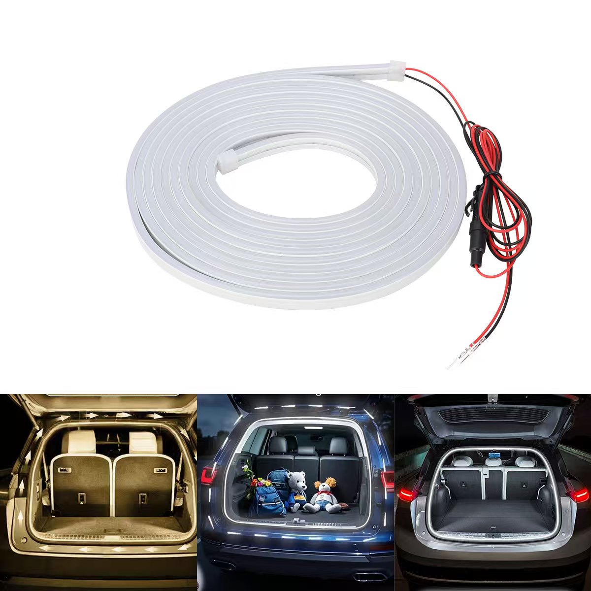 2/4M Car High Brightness Trunk - Lighting Bolt Decor 评论和价格