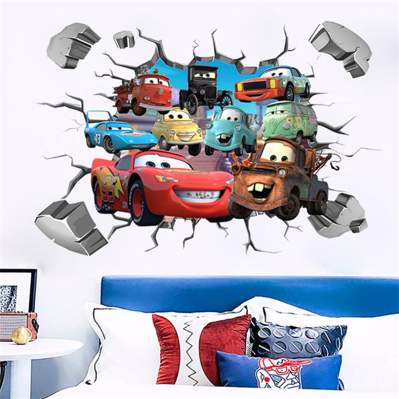 Disney Cartoon Car Lighting Mc - Lighting Mcqueen Wall Decor 评论和价格