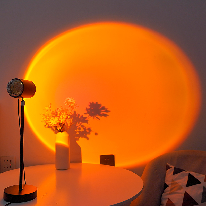 Dynamic Rotating Ripple Light  - Sunset Lamp Projection 评论和价格