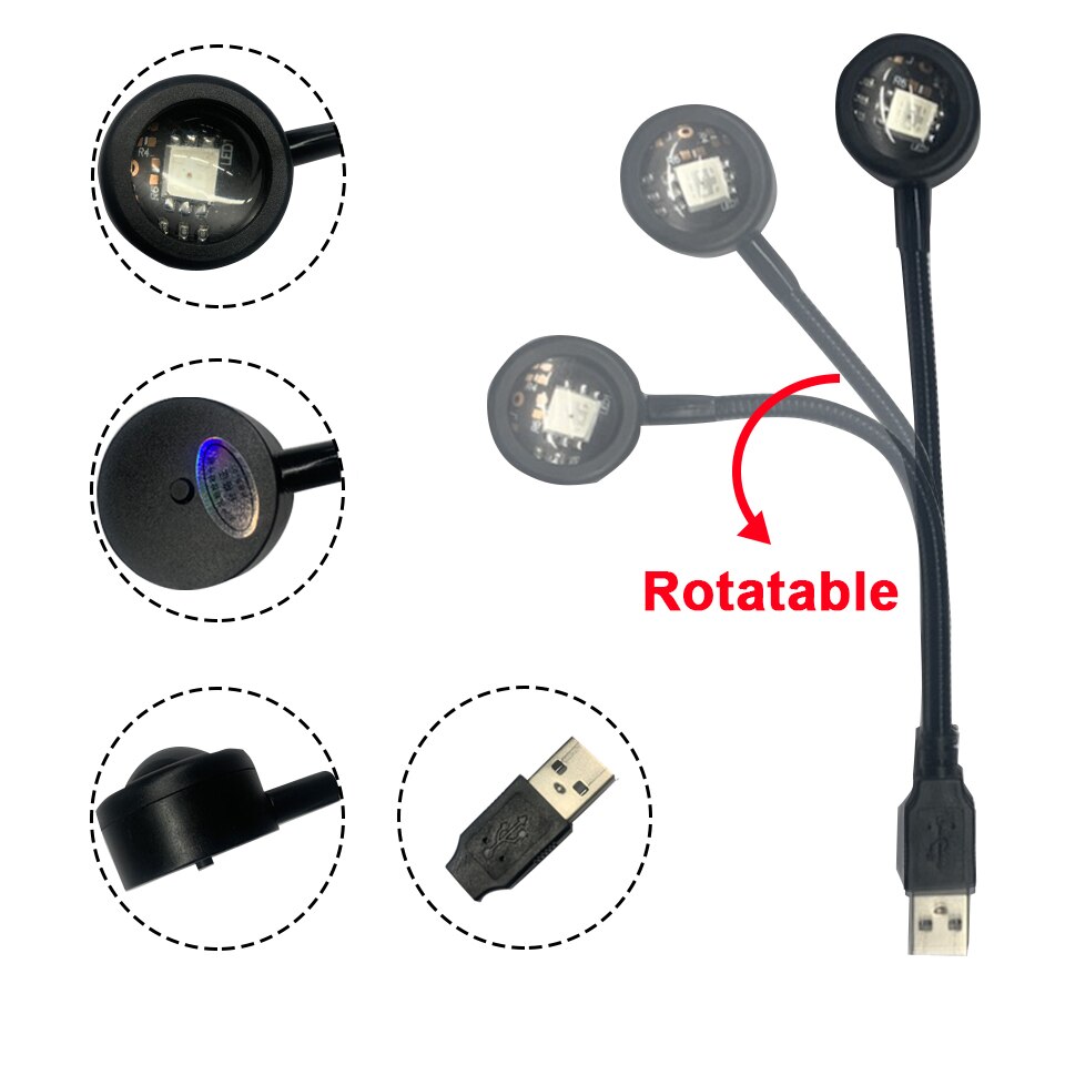 LED USB Sunset Lamp Projector  - Sunset Lamp Projection 评论和价格
