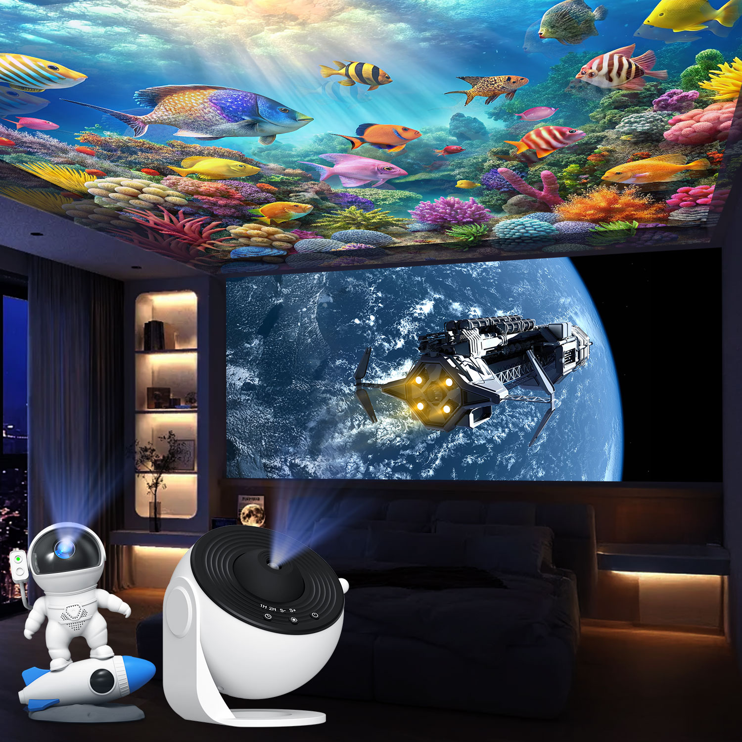 Night Light Galaxy Projector S - Star Projector Night 评论和价格