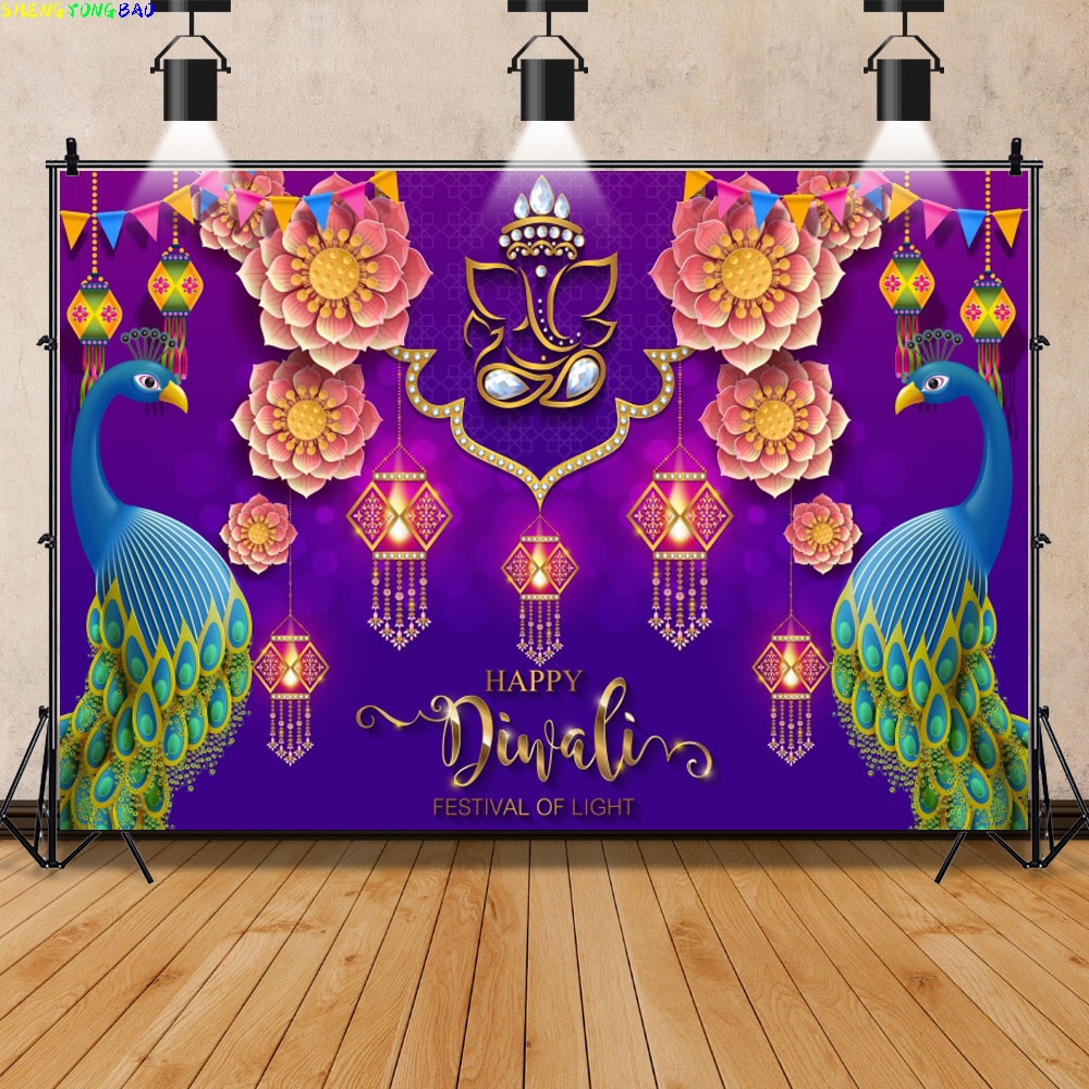 Happy Diwali Backdrop India Fe - Lighting Decoration For Diwali 评论和价格