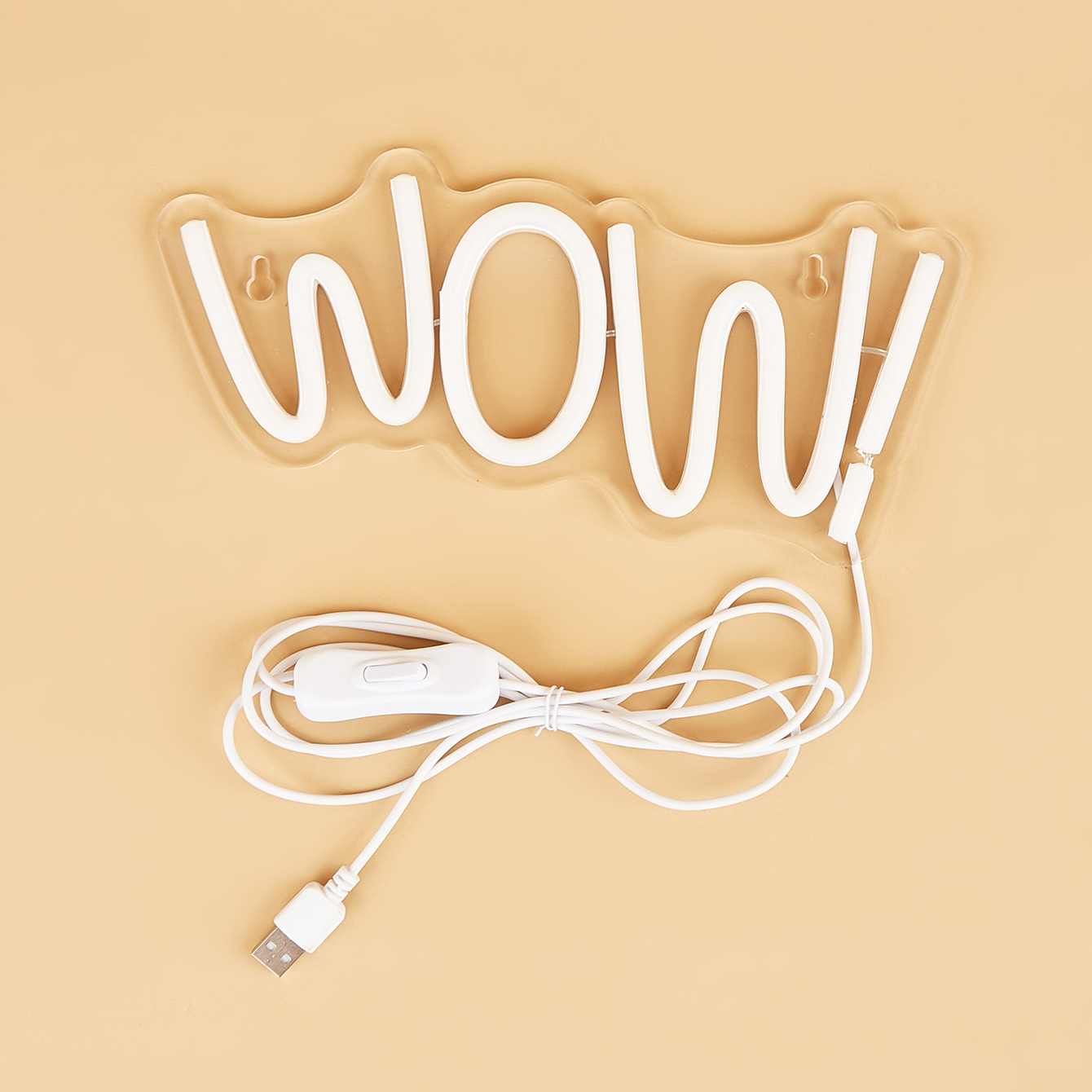 Chi-buy LED Neon WOW USB Power - Lighting Decor Wow 评论和价格