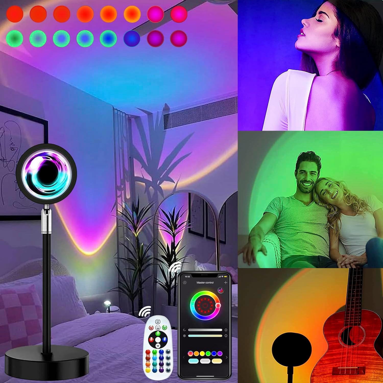 Smart Bluetooth USB Sunset Pro - Sunset Lamp Projection 评论和价格