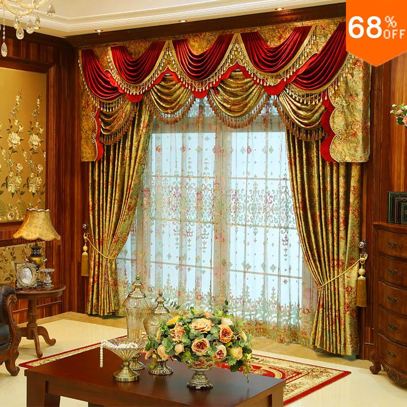 luxury curtain for window curt - Lighting Decor Wow 评论和价格