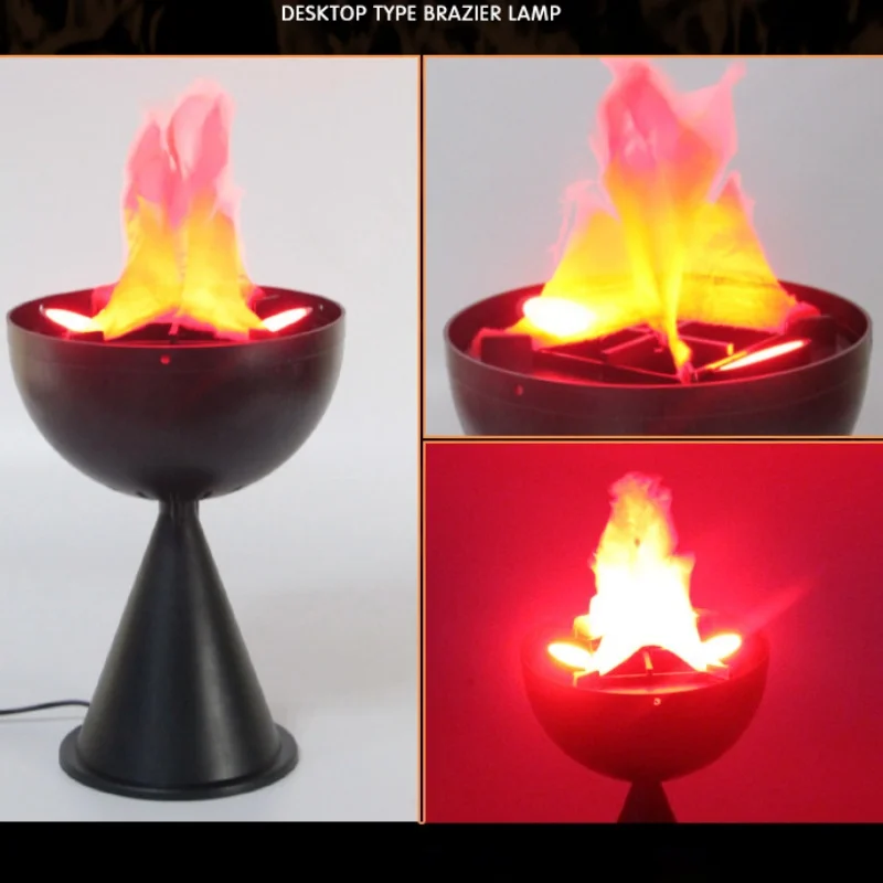 3D Fake Flame Lamp Simulation  - Room Decor Lighting Lamp 评论和价格
