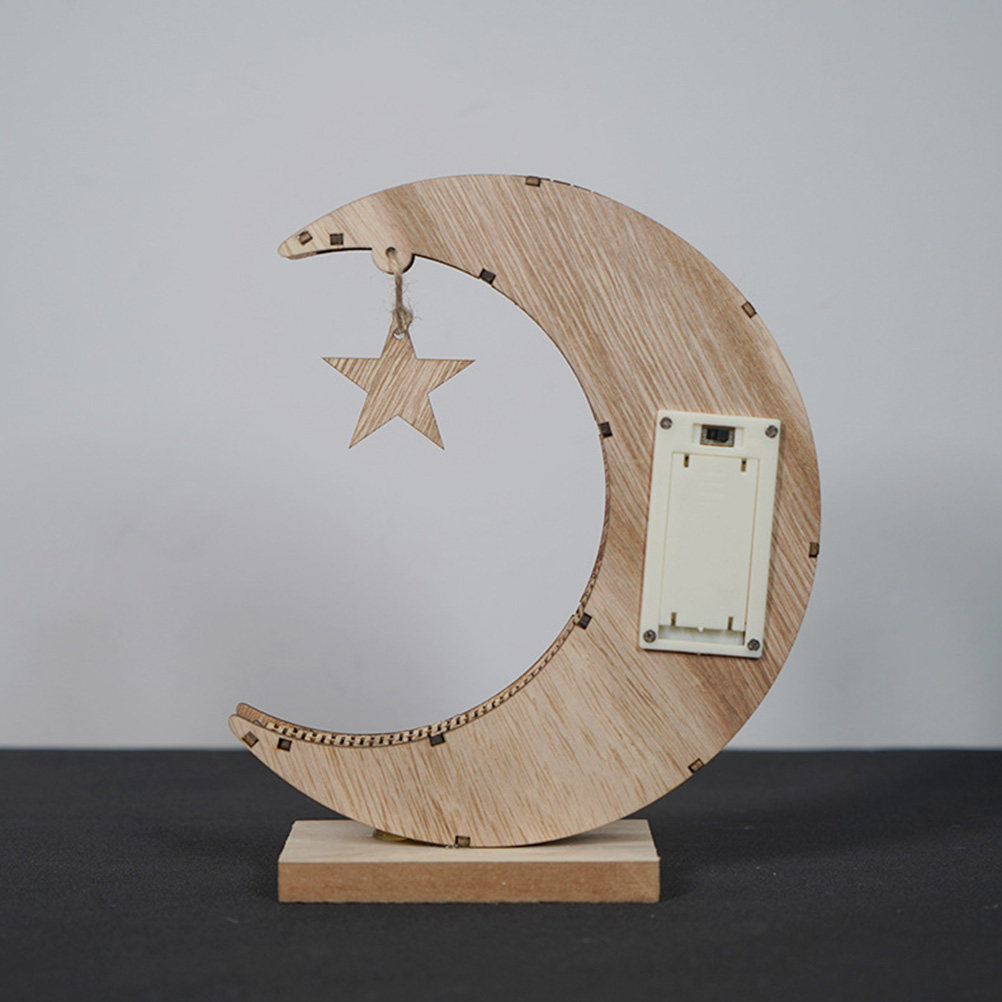 Wooden Ramadan Lamp Unique Moo - Room Decor Lighting Lamp 评论和价格