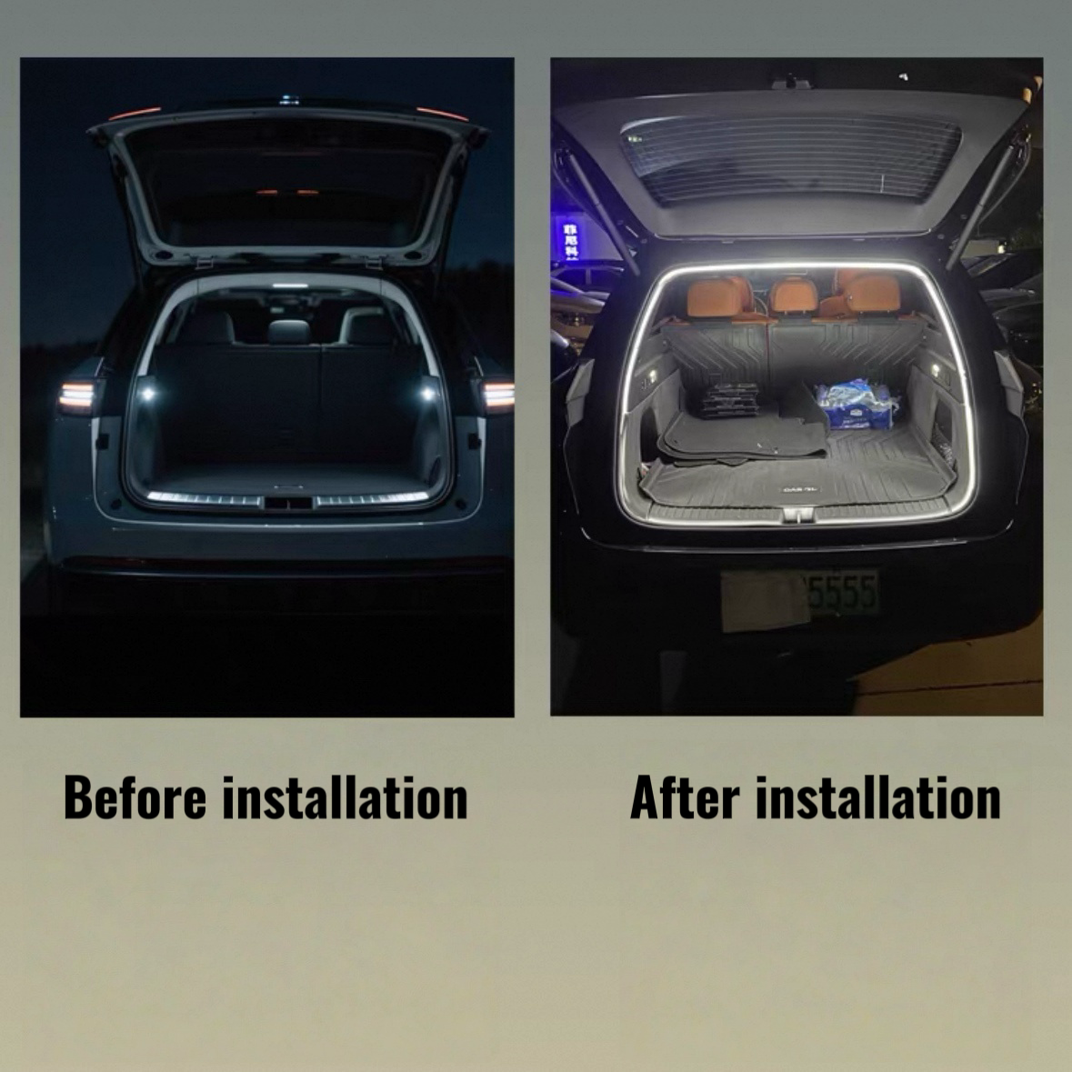 FOR MG4 MG5 Rear Trunk LED Lig - Lighting Bolt Decor 评论和价格