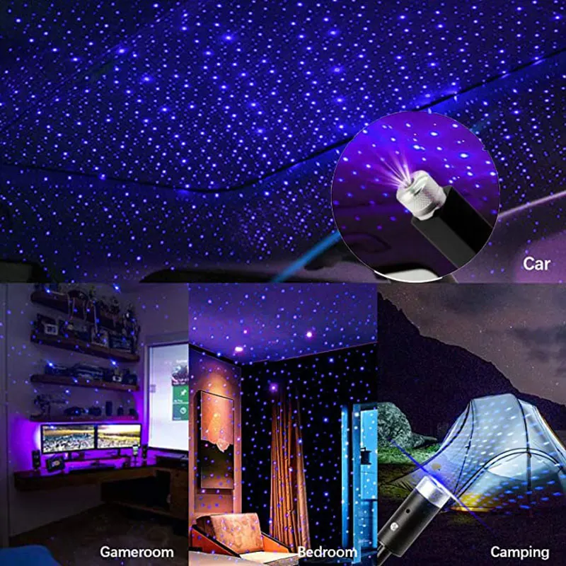 1/2X Romantic LED Starry Sky N - Star Projector Night 评论和价格