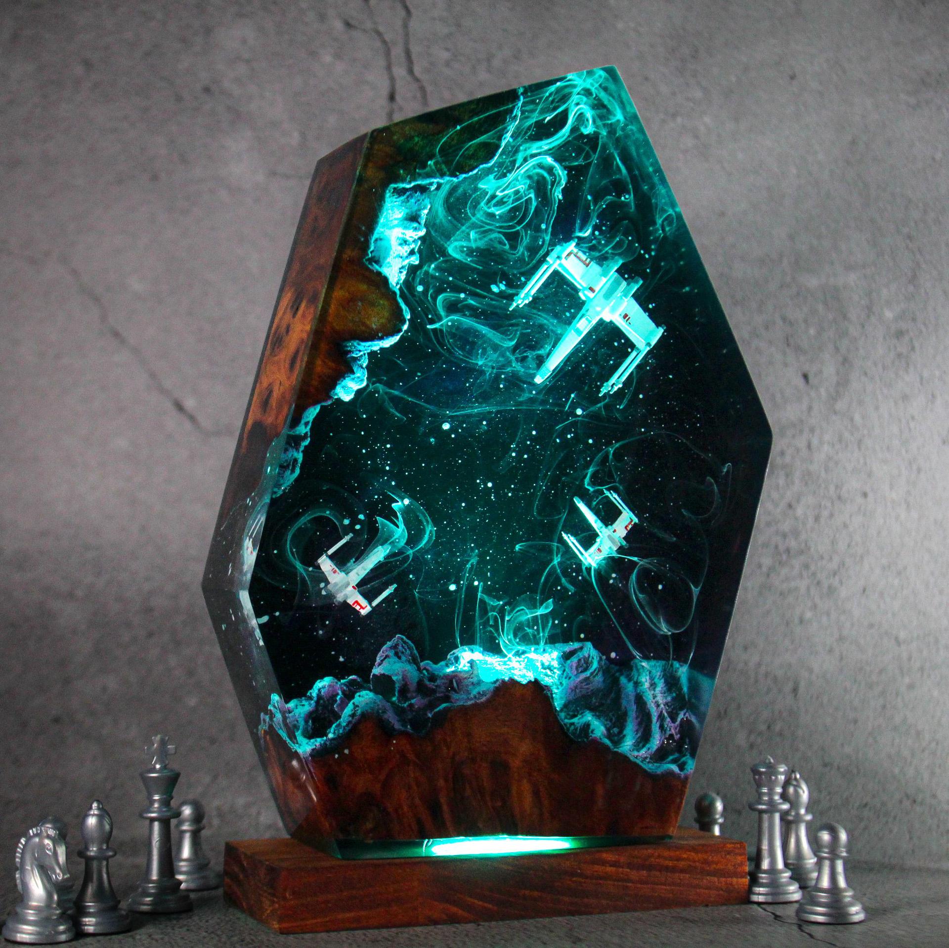 Customized Items Resin Table L - Room Decor Lighting Lamp 评论和价格