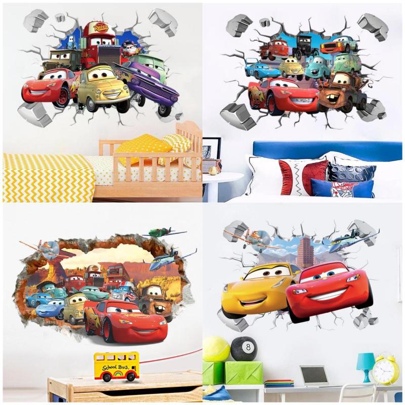 Disney Cartoon Car Lighting Mc - Lighting Mcqueen Wall Decor 评论和价格