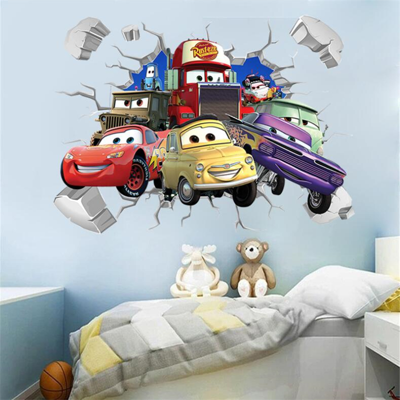 Disney Cartoon Car Lighting Mc - Lighting Mcqueen Wall Decor 评论和价格