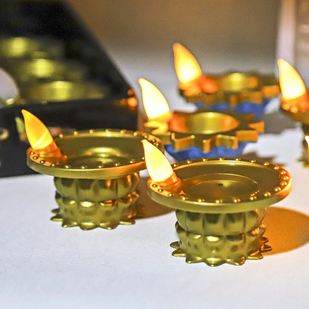 LED Candle Lamp Diwali Simulat - Lighting Decoration For Diwali 评论和价格