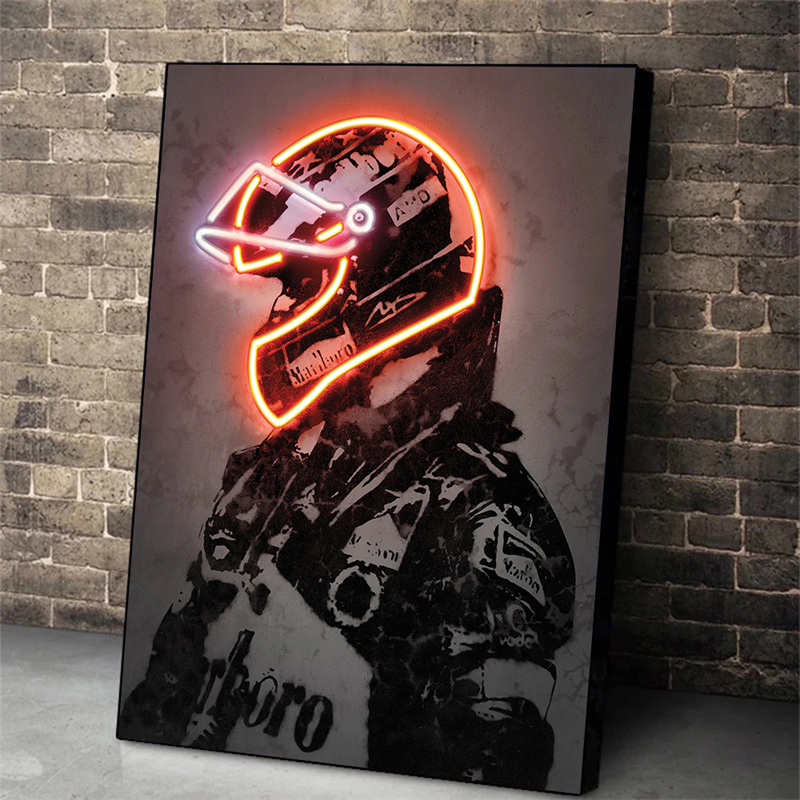 Cool Motorcycle Boy Room Wall  - Lighting Mcqueen Wall Decor 评论和价格