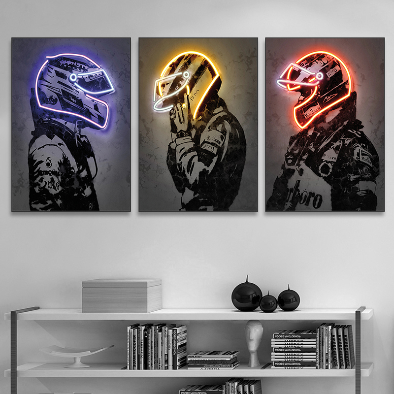 Cool Motorcycle Boy Room Wall  - Lighting Mcqueen Wall Decor 评论和价格