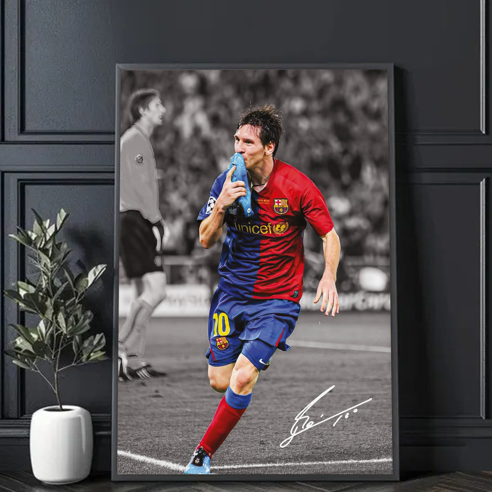 Legend football player Messi P - Lighting Mcqueen Wall Decor 评论和价格