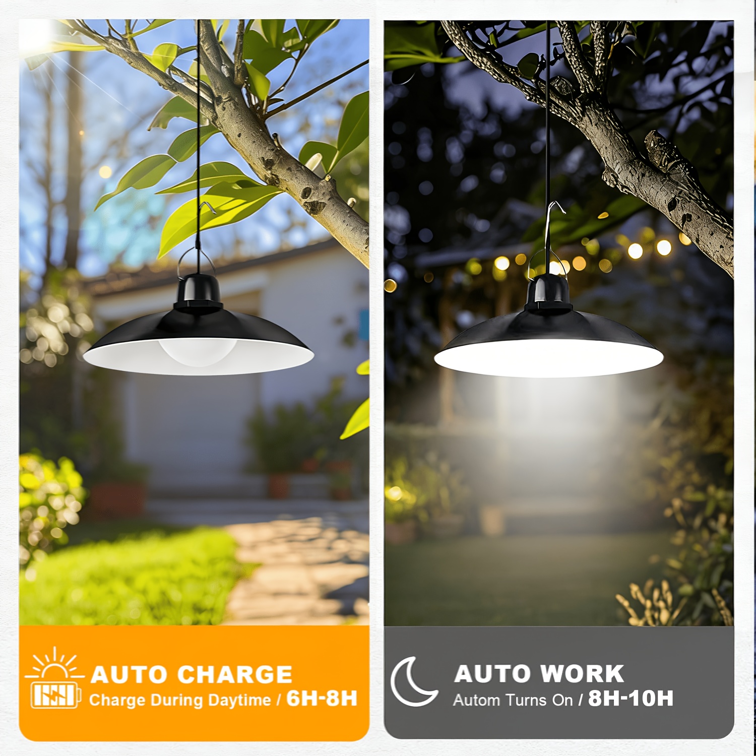 1pc Solar Pendant Light Outdoo - Room Decor Lighting Lamp 评论和价格