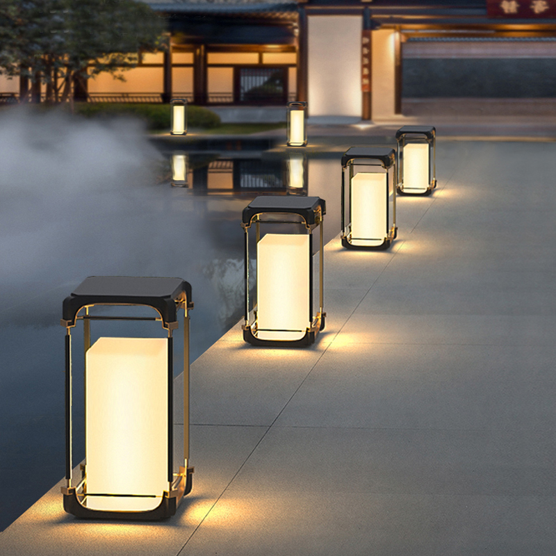 Luminous floor lamp courtyard  - Led Lighting Decor 评论和价格