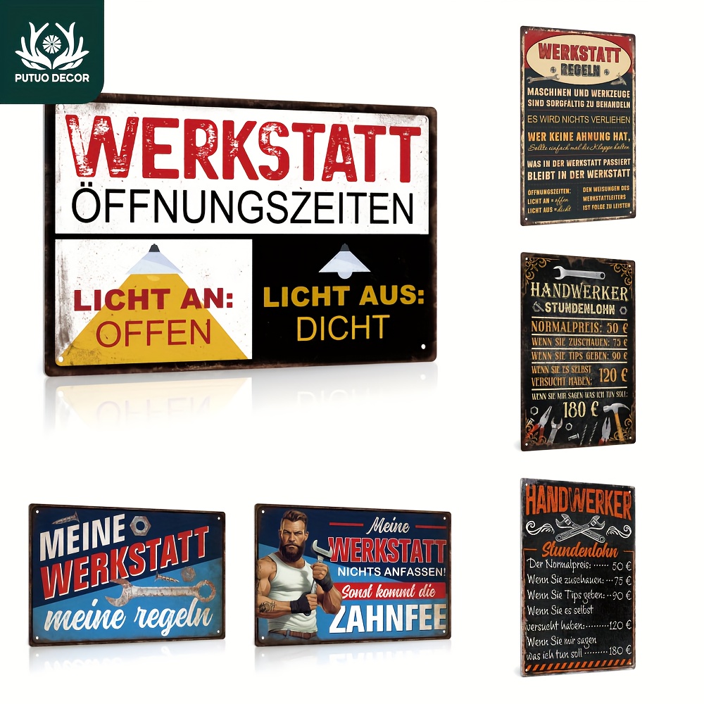 Putuo Decor 1pc German Vintage - Decor Lighting Opening Hours 评论和价格