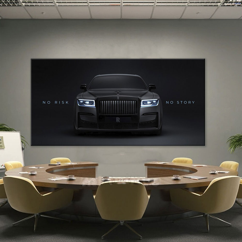 Black Car Canvas Painting Prin - Lighting Mcqueen Wall Decor 评论和价格