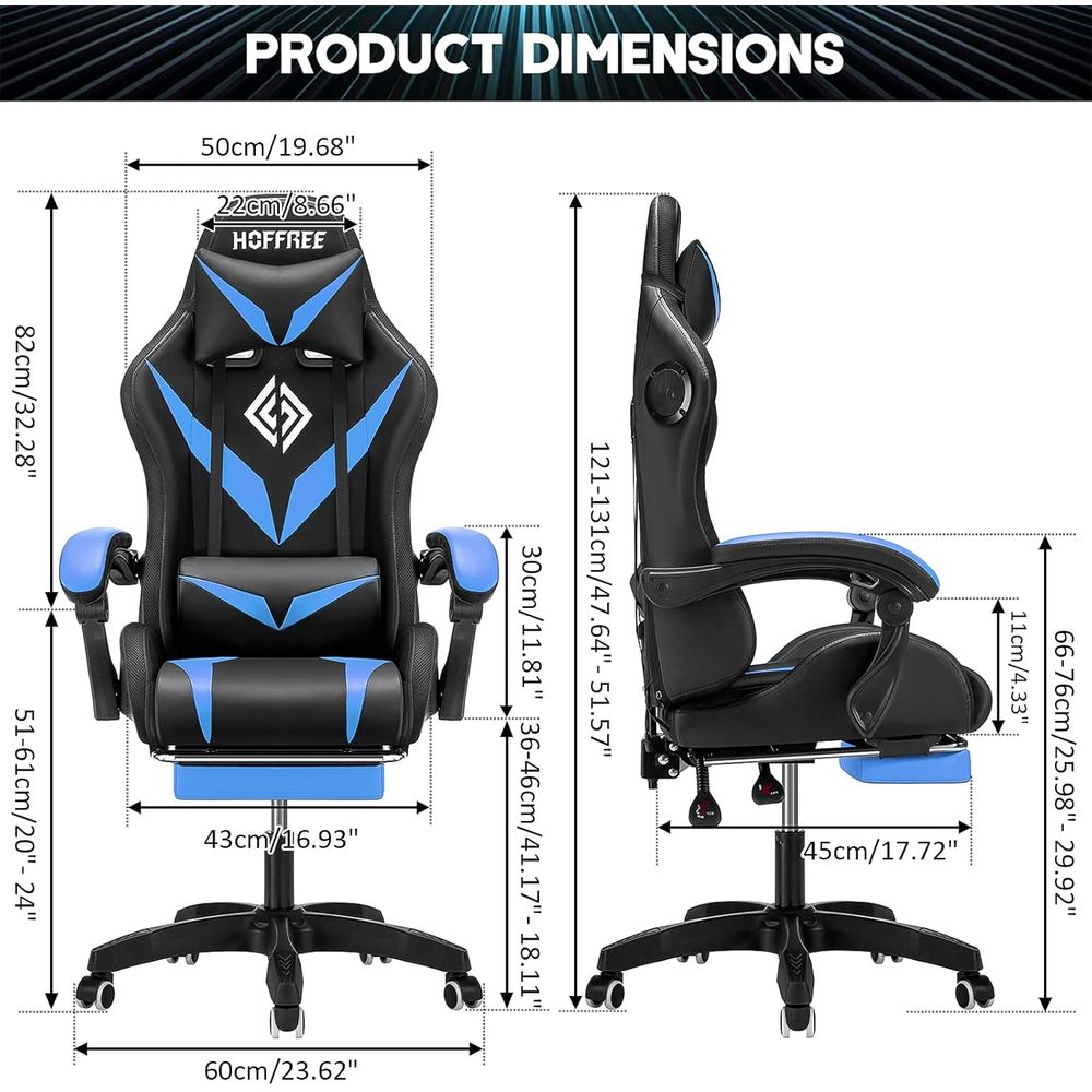 RGB Gaming Chair with Bluetoot - Furniture Lighting & Decor Magazine 评论和价格