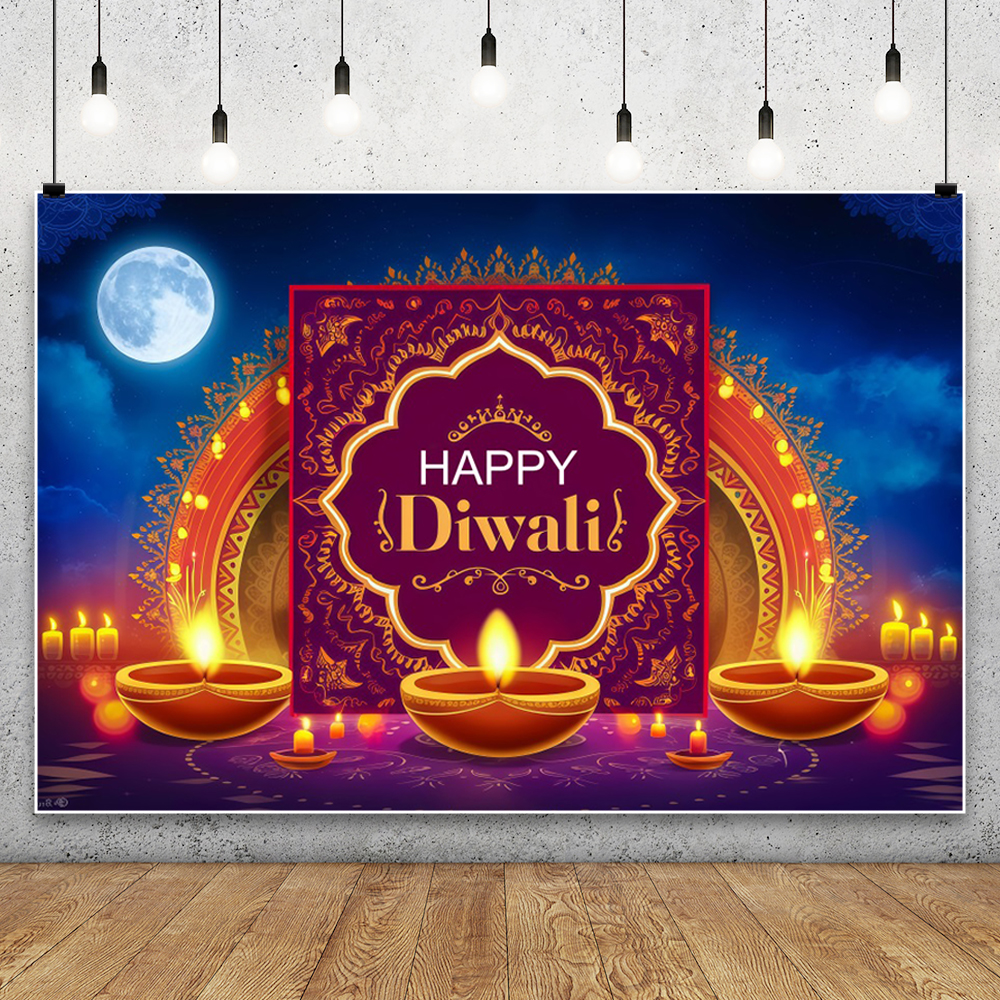 Happy Diwali Photography Backg - Lighting Decoration For Diwali 评论和价格