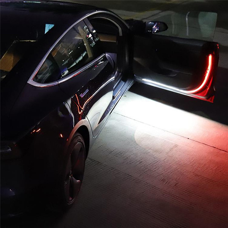 LED Car Door Opening Warning L - Lighting Bolt Decor 评论和价格